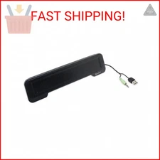 Syba USB Powered 3.5mm Audio Laptop Speaker CL-SPK20138 Clip-On Soundbar - Porta