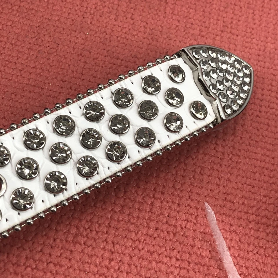 Geniune 皮革 1.5 英寸西部水钻皮带白色 36-42 XL 牛仔女牛仔牛仔牛仔牛仔牛仔牛仔牛仔牛仔牛仔牛仔牛仔牛仔牛仔牛仔牛仔牛仔牛仔牛仔牛仔牛仔竞技 — 第 4/4 张图片