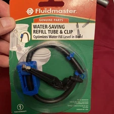 Commode and Toilet REFILL TUBE Hose & CLIP Water Saving Repair FluidMaster 215