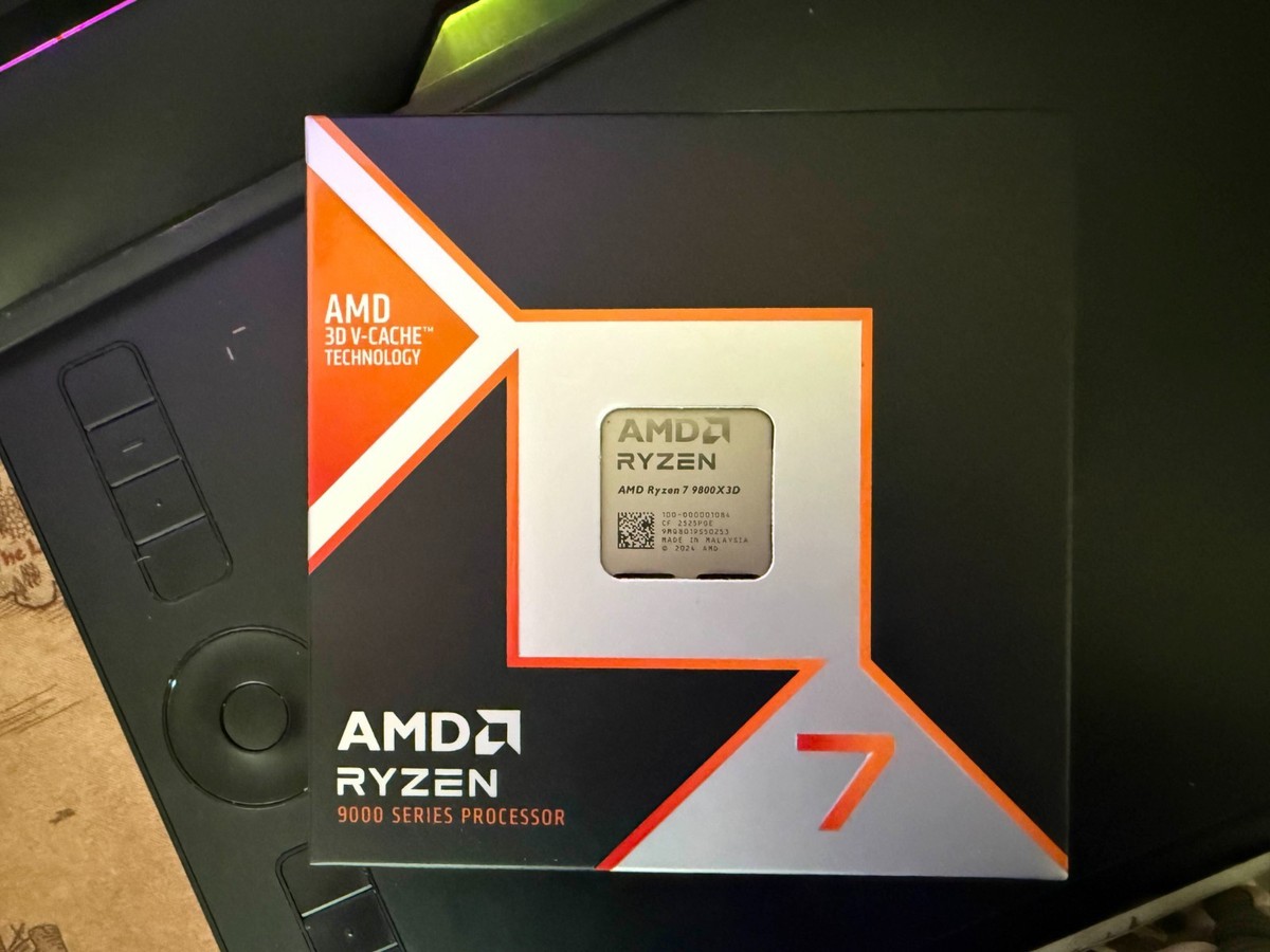 CPU AMD Ryzen 7 9800X3D Amazon.com: AMD RYZEN 7 9800X3D 8-Core, 16-Thread Desktop