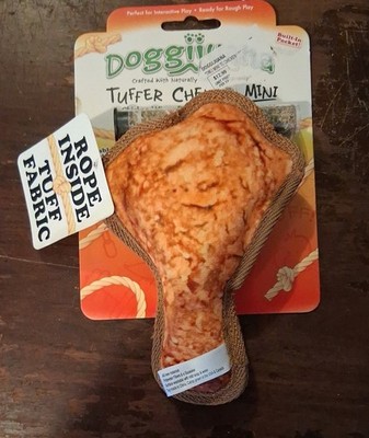 Doggijuana Chicken Leg, W/Dog Nip, Tuffer Chewer Mini