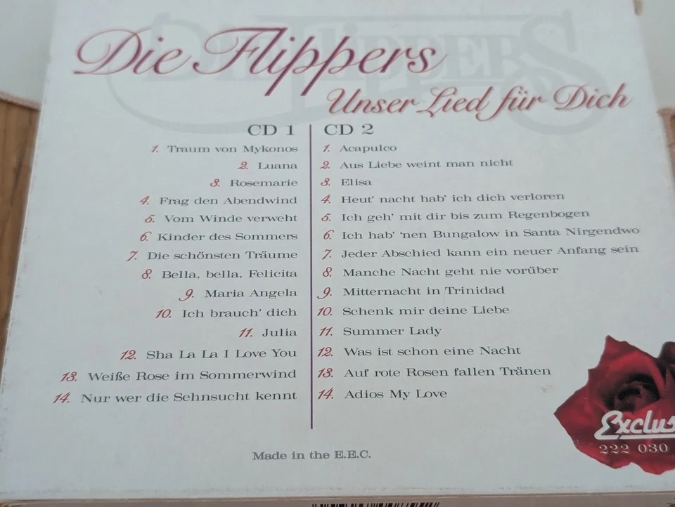 Die Flippers Unser Lied für dich 2 CD Box Laserlight Digital Schlager Sha La la - Bild 2 von 2