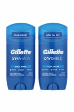 Gillette Cool Wave Antiperspirant Deodorant Invisible Solid 3.4 oz 2 Pack 09/25