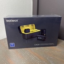 Neewer CM28 Wireless Microphone System with Portable Charging Case New