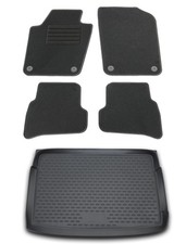 Fußmatten Kofferraumwanne für VW Polo 6R 2009- im Set Automatten Auslage
