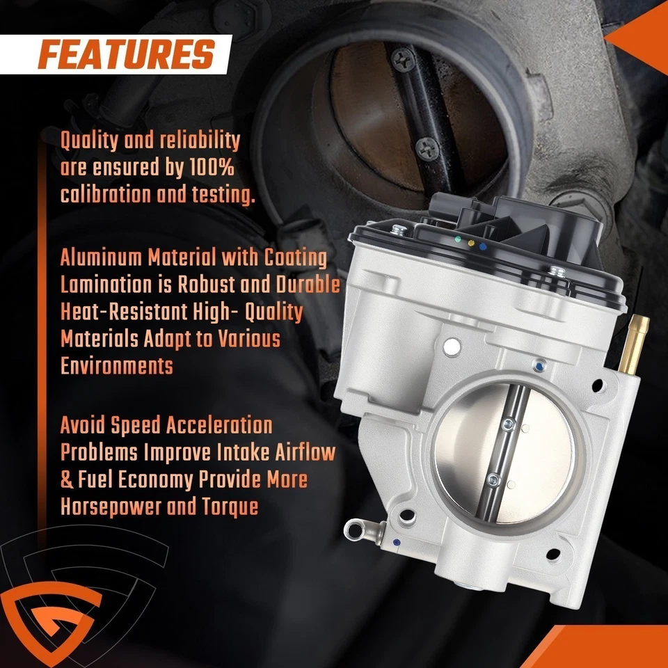 Nuevo cuerpo del acelerador de inyección de combustible con sensor TPS para Mazda 6 2003-2008 V6 3,0 L Foto 3 de 4