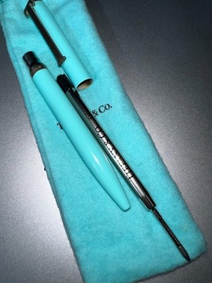 Tiffany & Co. T Clip Twist Ballpoint Pen Classic T Tiffany Blue