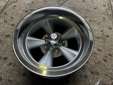 Vintage Single 1 Dragmaster Torq-thrust Style Polished Lip 15x8.5 Chevy 4 34