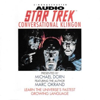 Star Trek Conversational Klingon AUDIO BOOK CD learn growing language dictionary