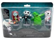 Tim Burton Nightmare Before Christmas 5pc Collectible Figure/cake Topper
