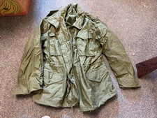 ORIGINAL VIETNAM WAR US ARMY OG-107 COLD WEATHER PARKA-MEDIUM