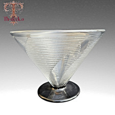 VASE DAUM NANCY FRANCE PÉRIODE ART DECO 1930 FORME MODERNISTE 1/2