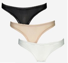 Image of Calvin Klein Underwear 3 PACK Briefs Women's, Size: XS, Black/white/honey almond