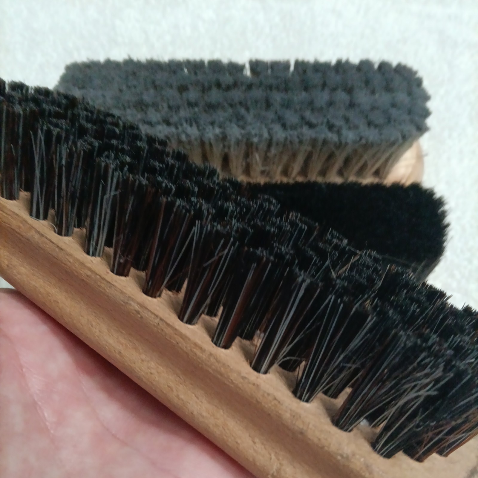 Vintage Shoe Shine Brush Lot of 3 Griffin Shinemaster acca-kappa Kellogg