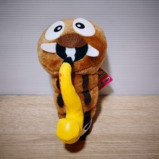 Godzilla Live Mothra Larva 6.5" Plush Toy Banpresto 1993 Japan TAG Excellent