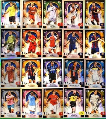 Topps Champions League 2025/2026 25/26-Komplett alle 20 Leading Legacies Sticker