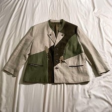 USED VINTAGE TYROLEAN PATCHWORK LINEN JACKET BY KAPITAL RRL GAP GOOD