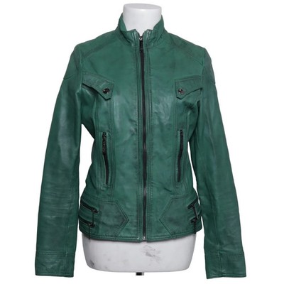 Versano, Lederjacke, Damen, Größe: L, Grün, Leder/Polyester, Einfarbig #pmr