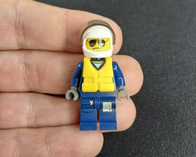 Lego City Forest Police Helicopter Pilot Minifigure Lot of 3 cty0274 from 4439