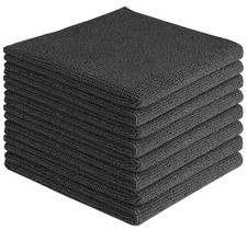 Microfibre Cloth Pack of 8 Multifunctional Reusable Cleaning Cloths Lint Free