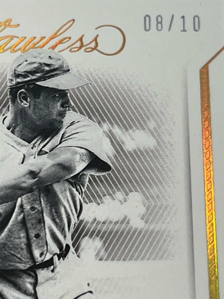 2023 Flawless JIMMIE FOXX Legendary Materials Gold 8/10 Dual Bat Philadelphia - Image 2 of 4