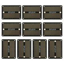 Solderable Breadboard Mini PCB Board Gold-Plated Solder Breadboard for DIY El...