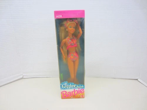 1992 Mattel #4935 Glitter Beach JAZZIE Barbie Doll NRFB New