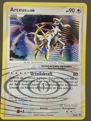 Arceus Lv.100 DP50 Black Star Promo Pokémon Karte Diamant & Perl Deutsch Pokemon