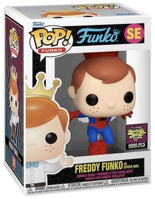 Funko POP! Funko: Freddy Funko As Spider-Man (Blacklight Battle)(4000PCS)(Damage