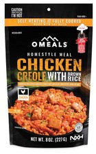 Omeals Homestyle Chicken Creole with Brown Rice Shelf-Stable, Self-Heating