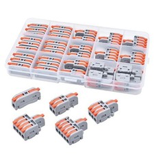32Pcs Lever Wire Connectors, DIY Mini Compact Splicing Assortment Quick