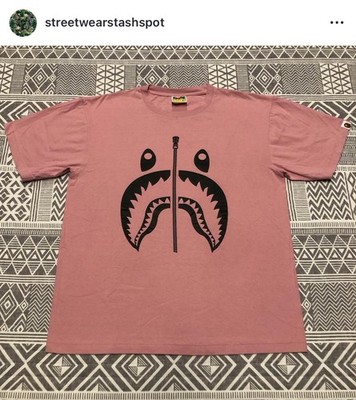 A Bathing Ape Bape Shark Tee Shirt Size Extra Large