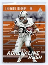 Latavius Murray 2016 Panini Phoenix #AR-LM Adrenaline Rush Orange #/299