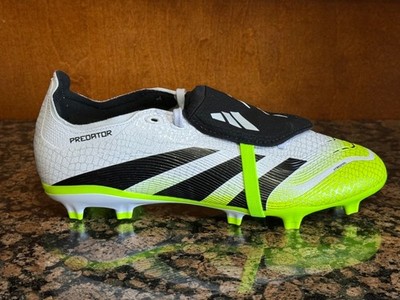 New Mens ADIDAS PREDATOR LEAGUE FIRM/MULTIGROUND SOCCER CLEATS WHITE/BLACK/LEMON