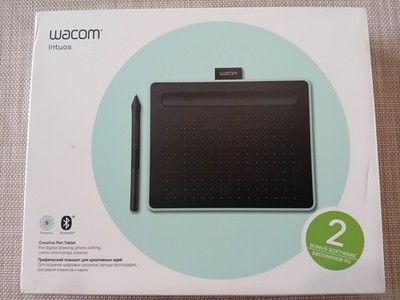 Wacom Intuos S Grafiktablett (Pistazie) + Bluetooth - Kostenloser Versand