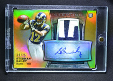 2013 Bowman Sterling Rookie Autograph Relics /75 Stedman Bailey #BSAR-SB