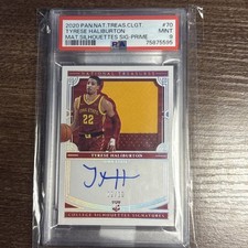 Tyrese Haliburton 2020 Panini National Treasures Colegiate No. 70 2/10 PSA 9