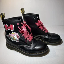 Doc Martens Hello Kitty Sanrio Boots Womens US 9 UK 7 EU 41 Punk Kawaii Limited