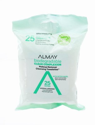 Makeup Remover Almay Clear Complexion Biodegradable Makeup Remover Towelettes 25