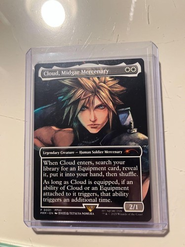 Cloud, Midgar Mercenary Magic Spotlight MTG Final Fantasy Promo English Ver 2025 - Picture 6 of 6