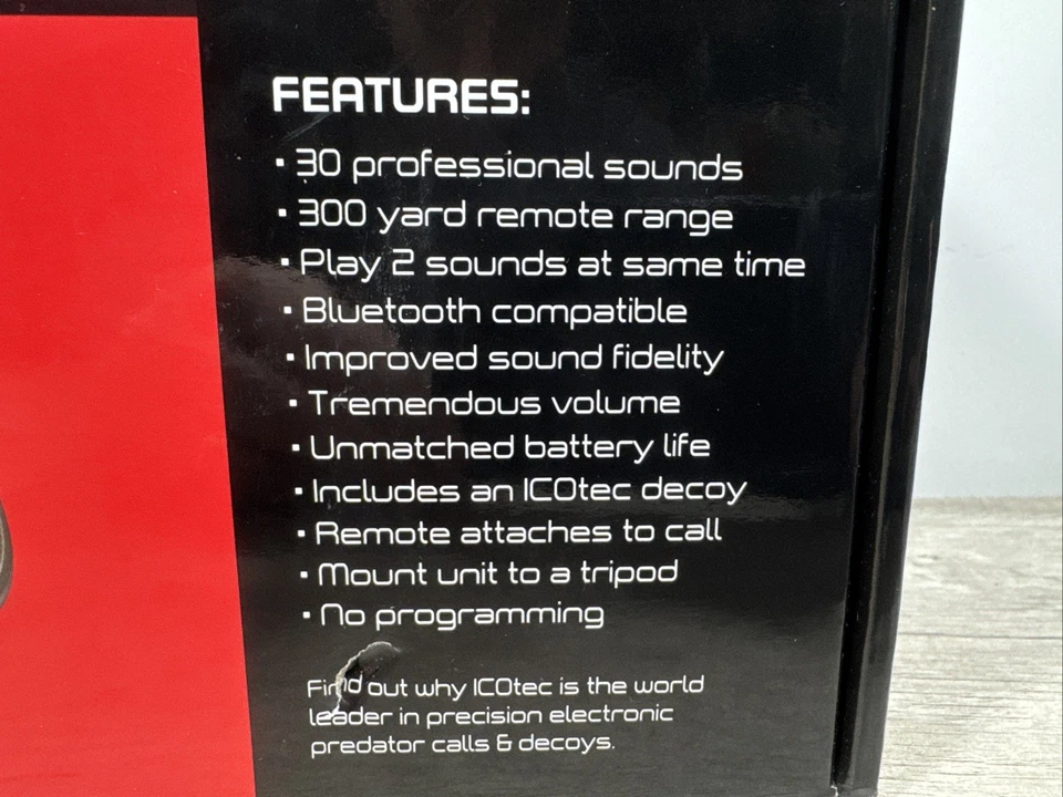 ICOtec 320+ Electronic Bluetooth Predator Hunting Call & Decoy Combo #ICO0321 - Image 4 of 4