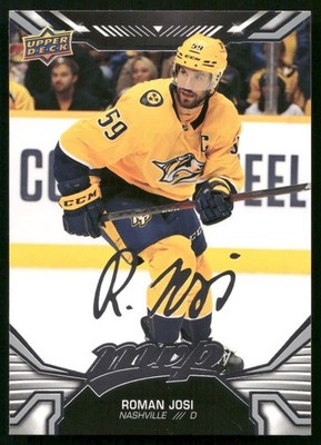 Roman Josi - 2022-23 Upper Deck MVP Hockey #56 Silver Signature