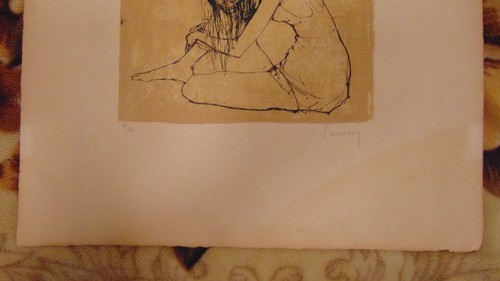 D) Jean Jansen Litographie Kunstdruck signiert Vintage 8/120 Bild 25,5x33,5 cm - Bild 4 von 7