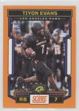 2023 Score Rookies Orange Tiyon Evans #336 2o7