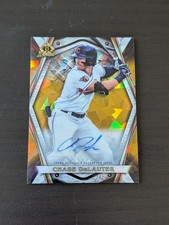 Chase Delauter - 2022 Bowman Draft Invicta Gold Atomic Refractor Auto /50 #BI-13