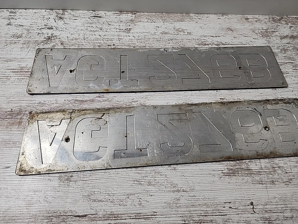 Винтажный набор британских номерных знаков Северная Ирландия - Изображение 4 из 4