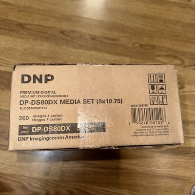 NEW DNP Premium Digital DP-DS80DX Media Set 8 x 10.75 ~ 260 Images