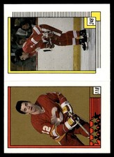 1988-89 O-Pee-Chee Stickers Hakan Loob/Mike O'Connell #118/248