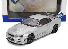 Solido 1/18 Nissan Skyline GT-R (R34) Z-Tune 1999 Silver 1804312