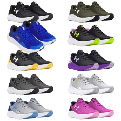 Under Armour Junior Turnschuhe Jungen Mädchen Kinder Surge 4 leichter atmungsaktiver Schuh